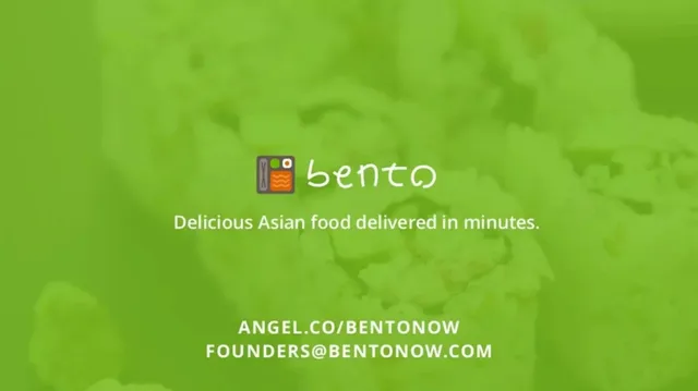 Bento pitch deck cover