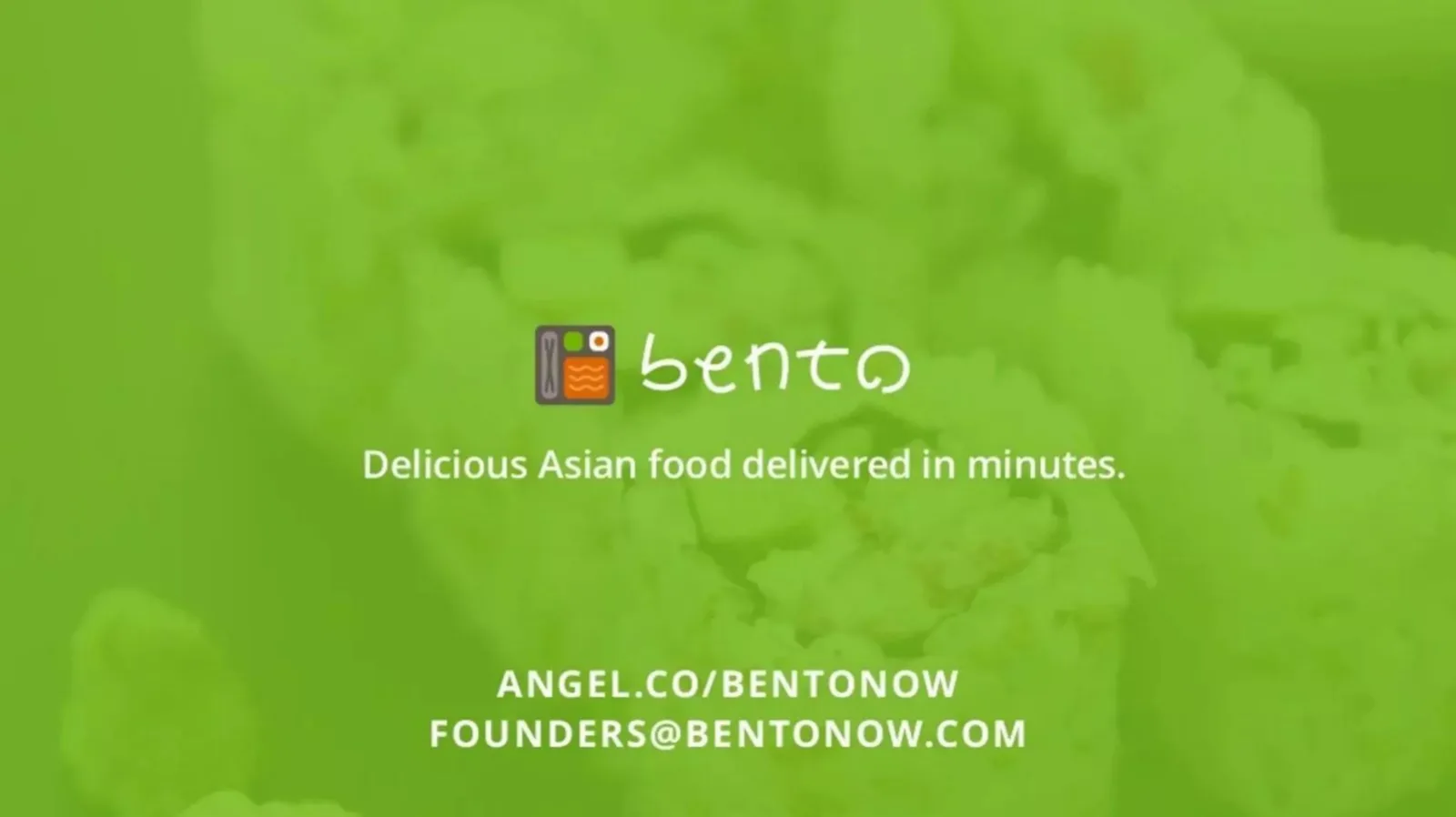 Bento pitch deck slide