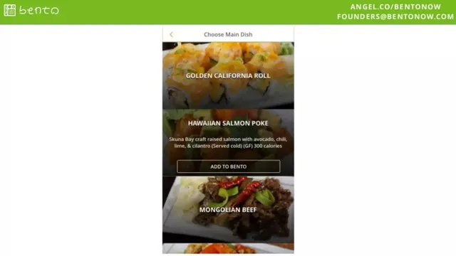 Product / solution slide 4 from Bento