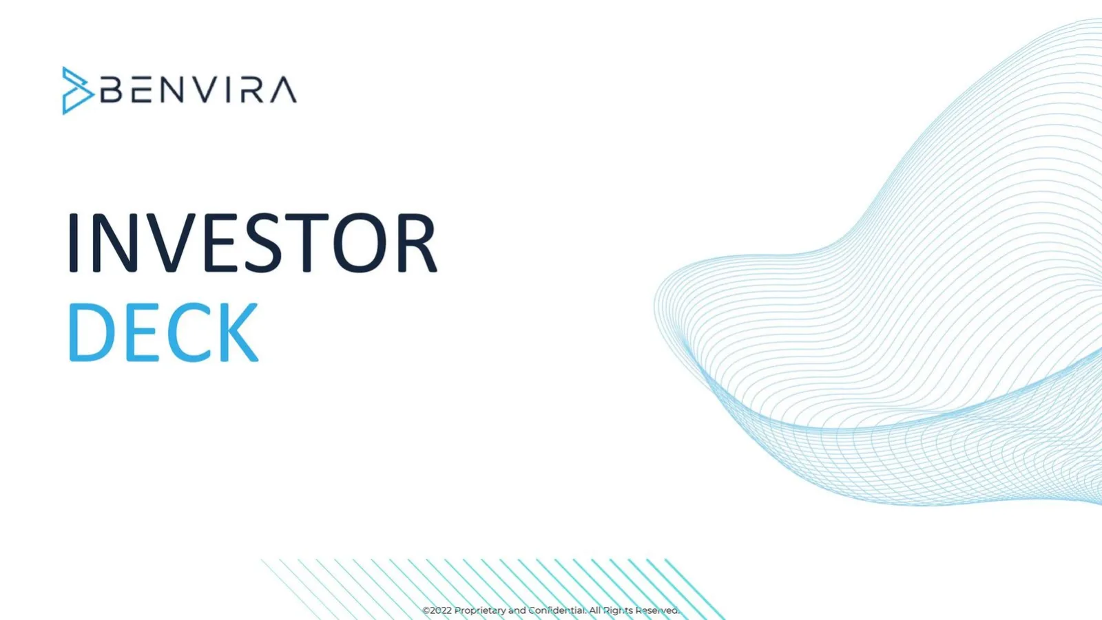 Benvira pitch deck slide