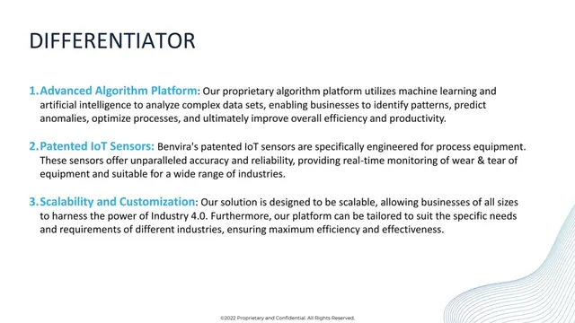 Competitors slide 6 from Benvira