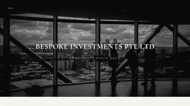 Bespoke Habitat (Bespoke Investments Pte Ltd) pitch deck cover