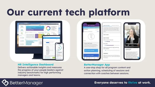 Product / solution slide 6 from BetterManager
