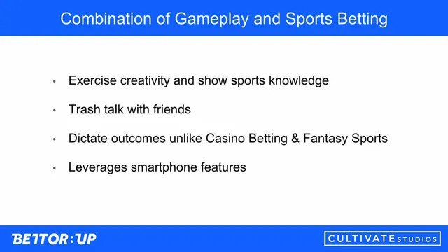 Product / solution slide 5 from BettorUP Sports