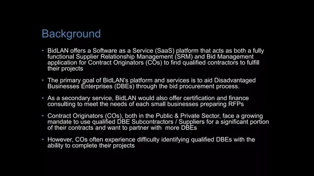 Product / solution slide 4 from BidLAN