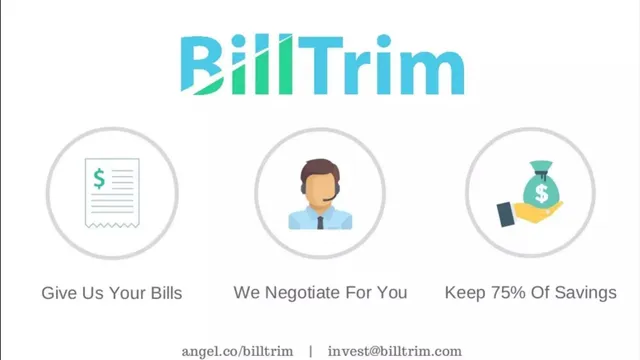 Product / solution slide 4 from BillTrim