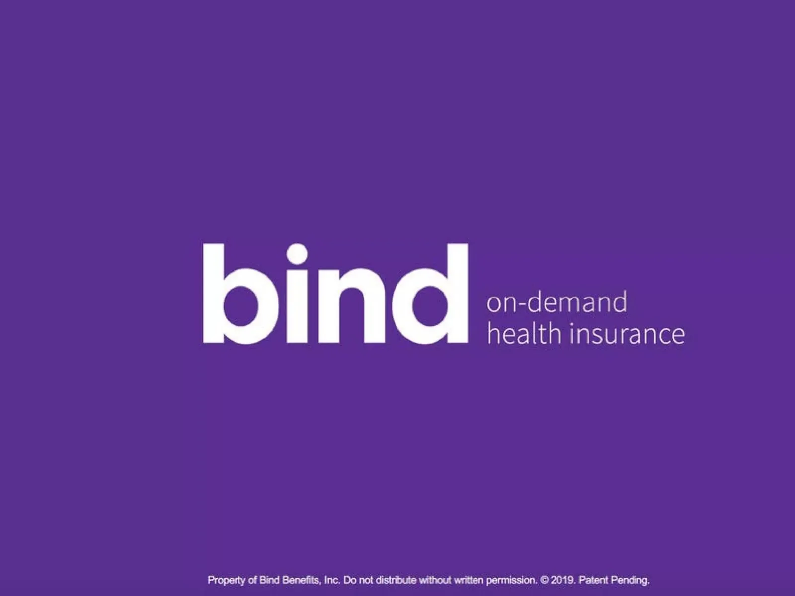 Bind (now Surest) pitch deck slide