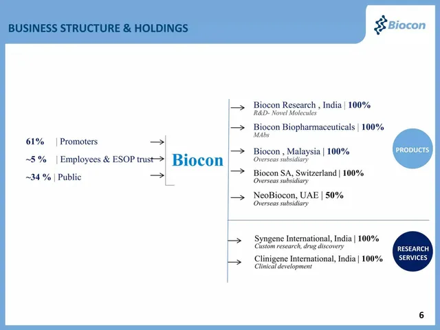 Company overview slide 6 from Biocon
