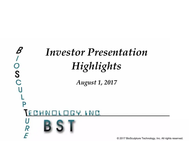 BioSculpture Technology, Inc. pitch deck cover