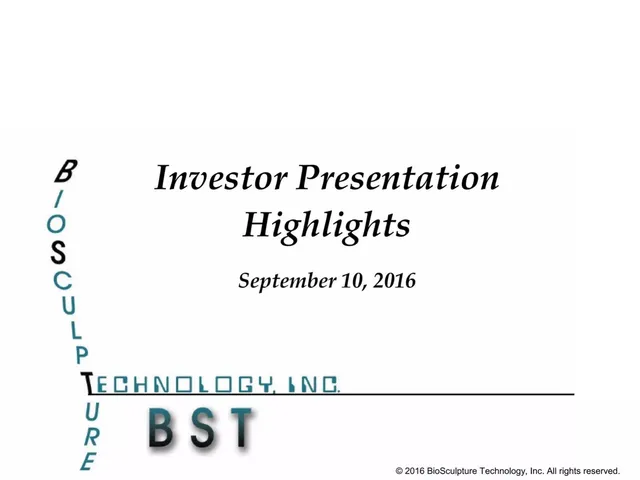 BioSculpture Technology, Inc. pitch deck cover