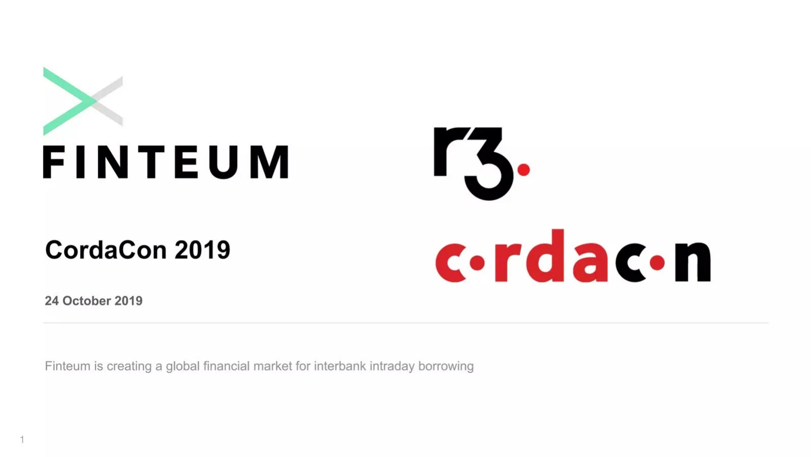 Finteum pitch deck slide