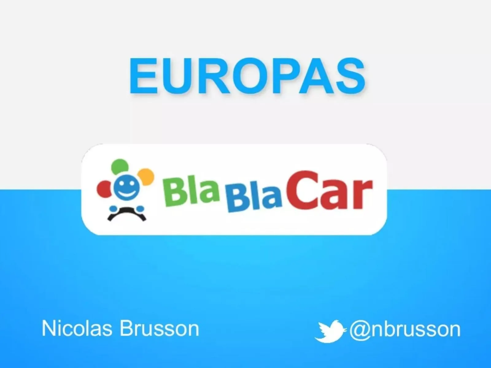 BlaBlaCar pitch deck slide