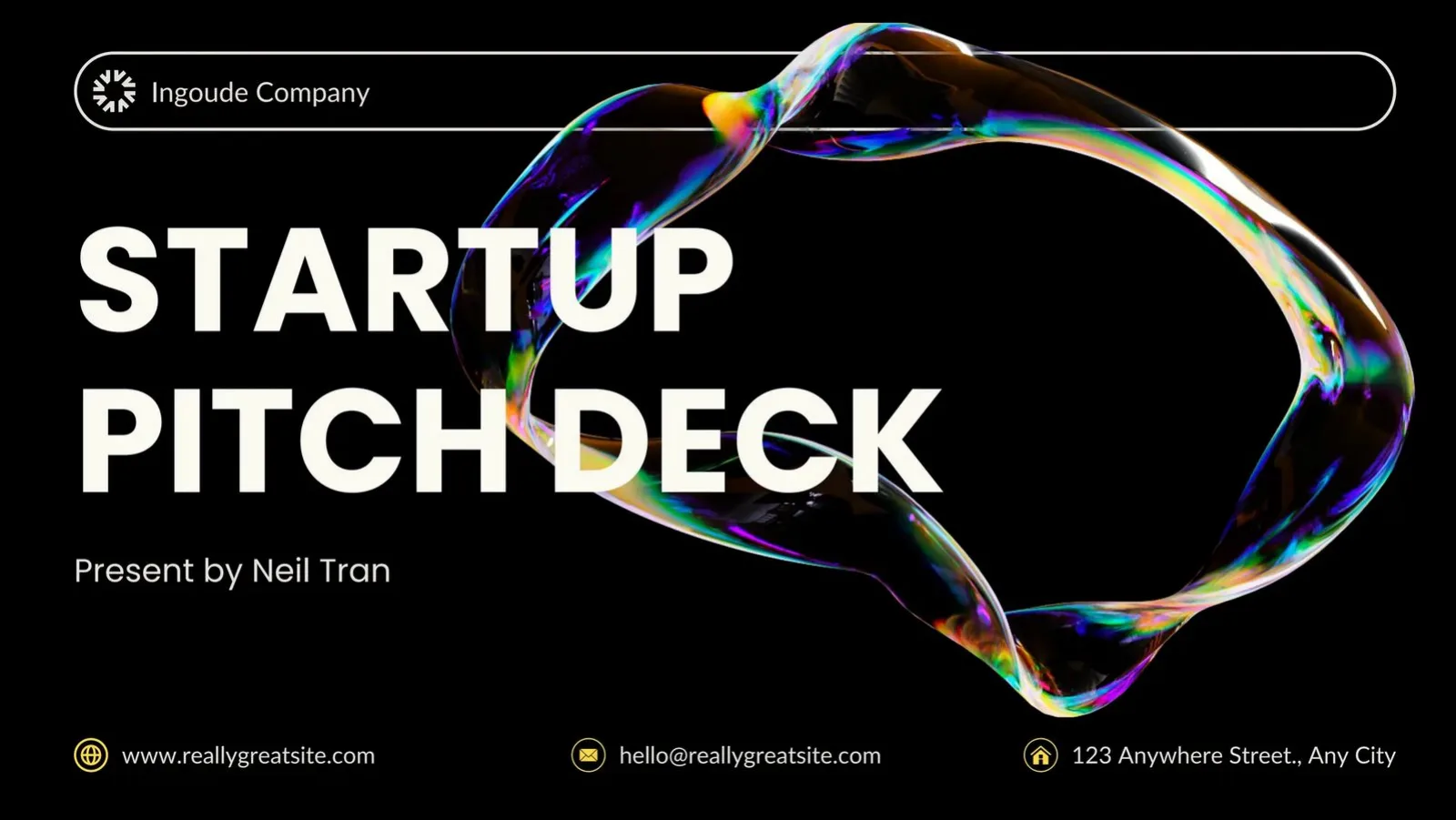 Ingoude Company pitch deck slide