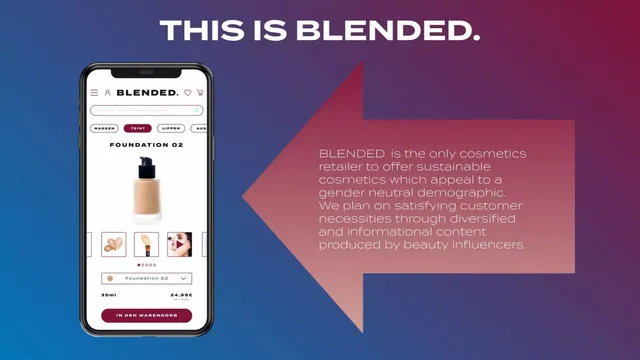 Product / solution slide 4 from BLENDED.
