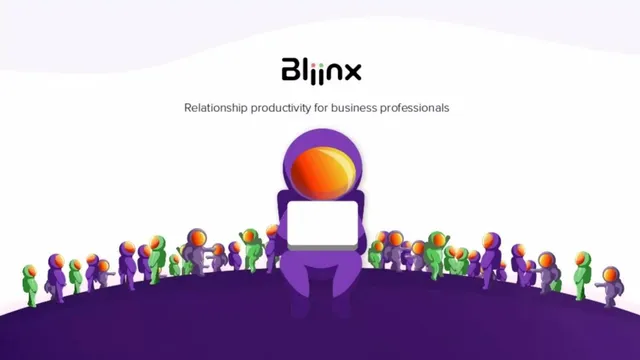Bliinx pitch deck cover