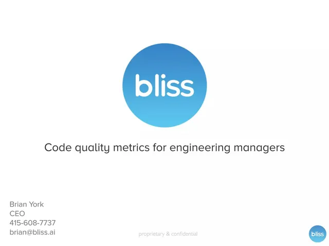 Bliss.ai pitch deck cover