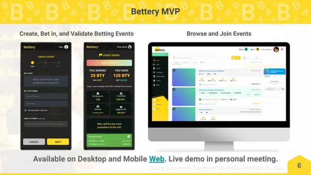 Product / solution slide 6 from Bettery