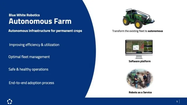 Product / solution slide 5 from Blue White Robotics