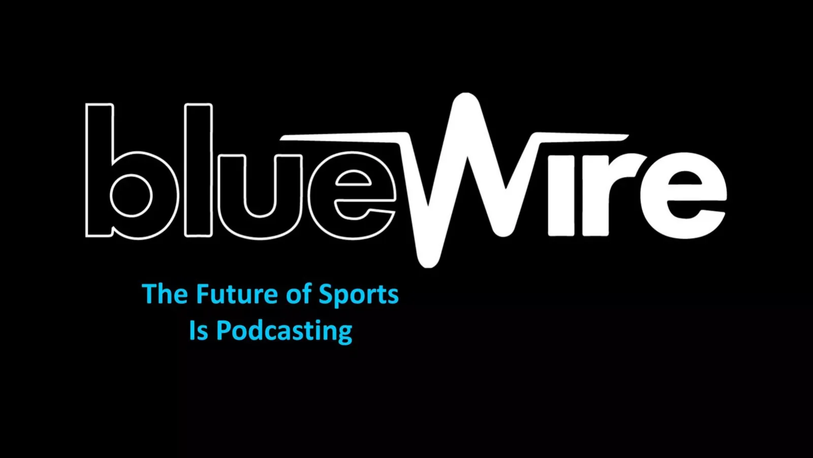 Blue Wire Podcasts pitch deck slide
