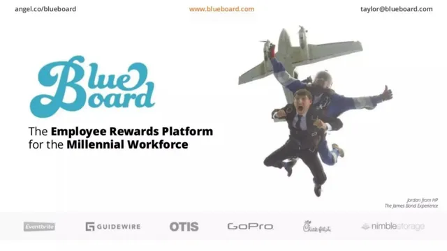 Blueboard pitch deck cover