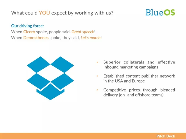 Product / solution slide 8 from BlueOS