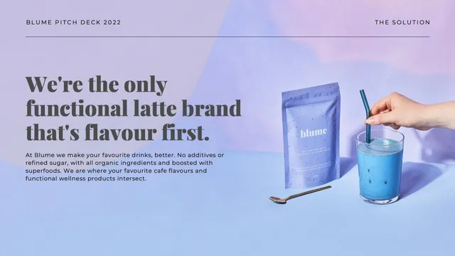 Product / solution slide 3 from Blume