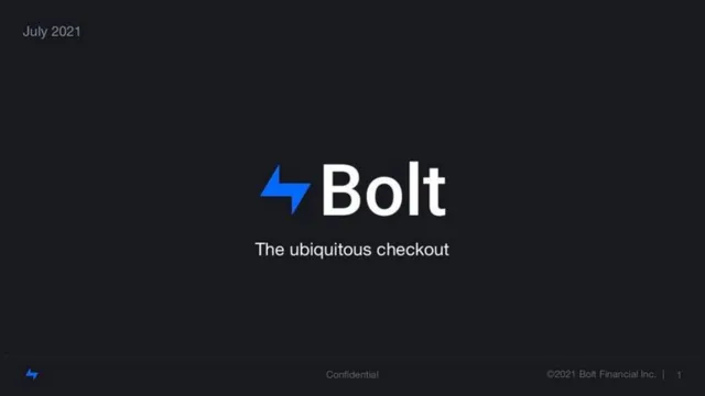 Bolt pitch deck cover
