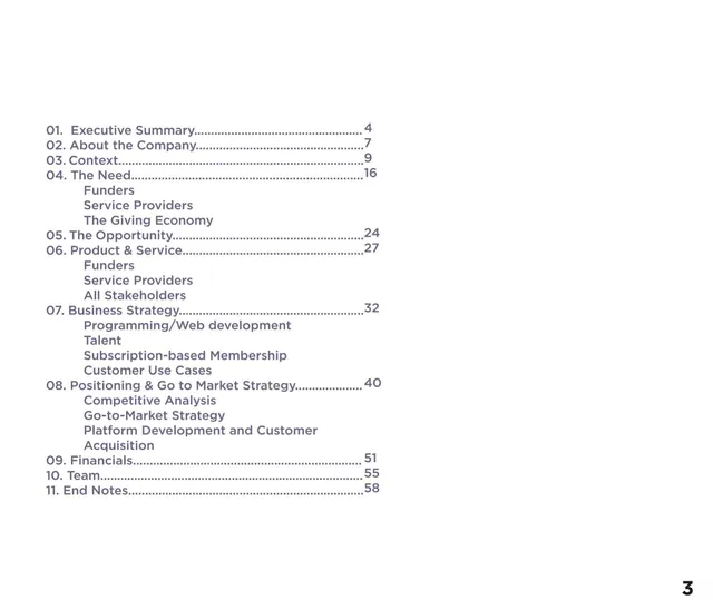 Agenda / contents slide 3 from Beyond Bars