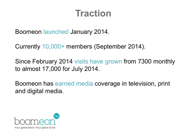Traction slide 4 from Boomeon