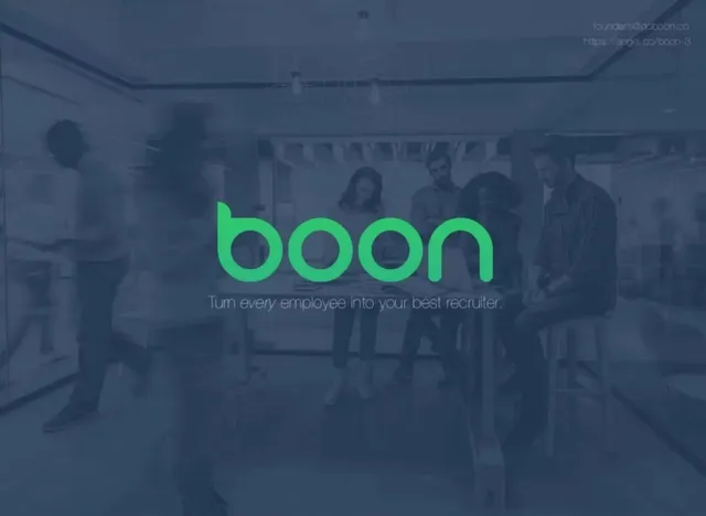 Boon pitch deck cover