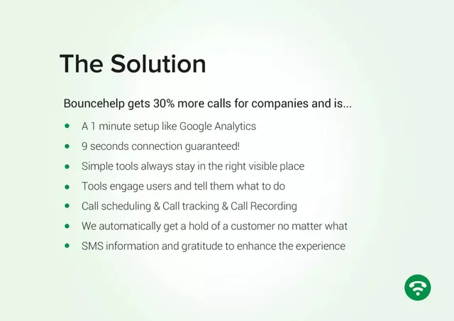 Product / solution slide 3 from Bouncehelp