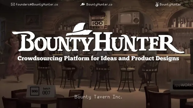 Bounty Tavern Inc. (BountyHunter) pitch deck cover