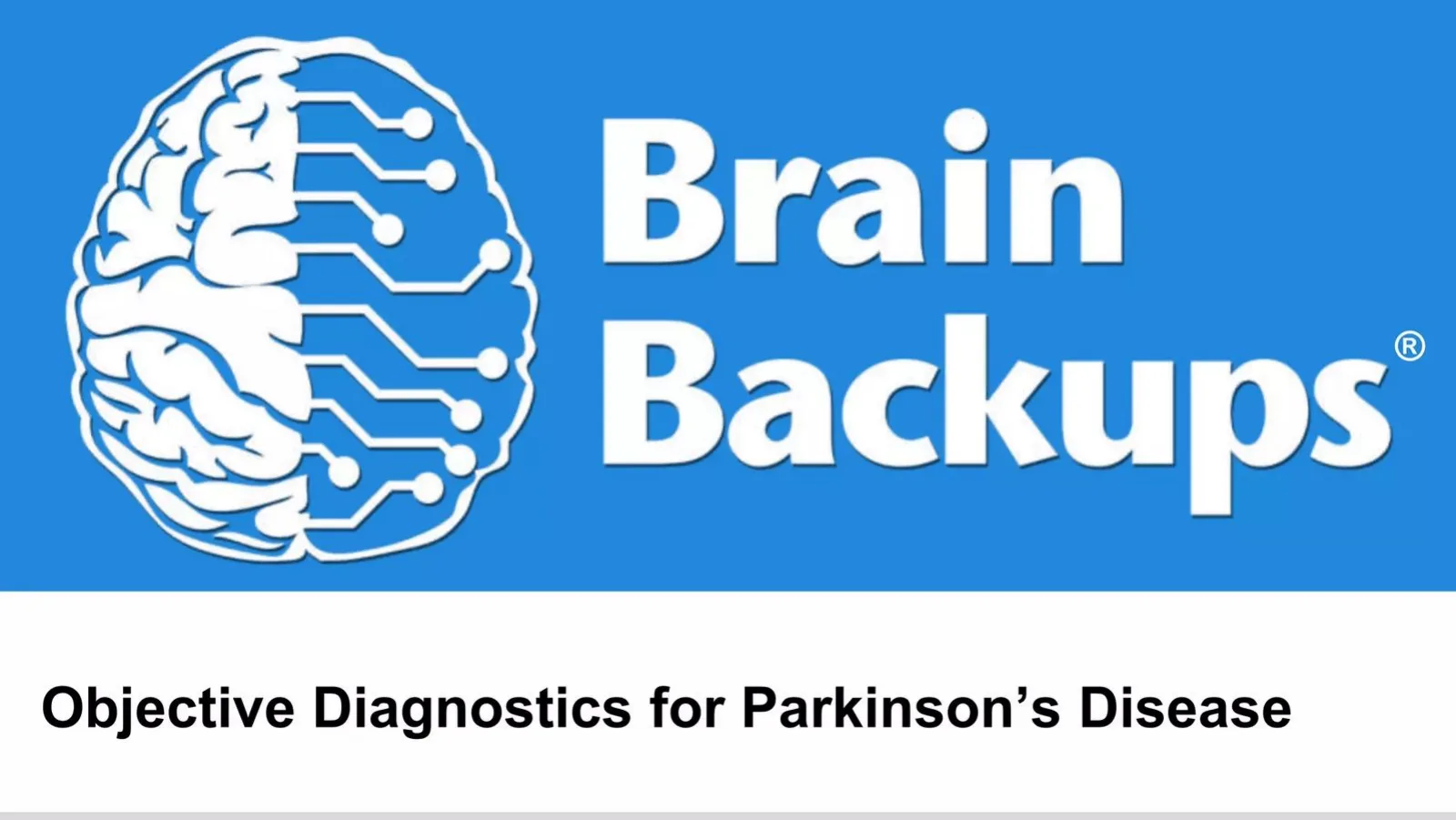 Brain Backups pitch deck slide