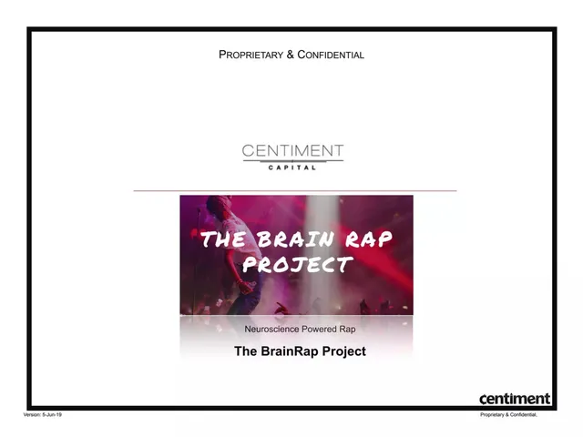Brain Rap Artist (Centiment) pitch deck cover