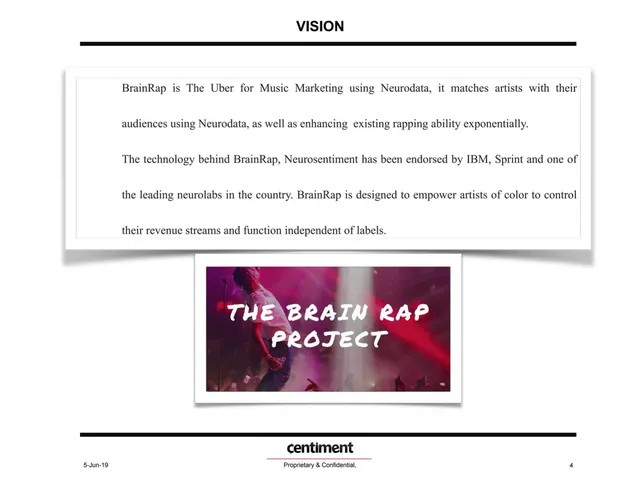 Vision slide 4 from Brain Rap Artist (Centiment)