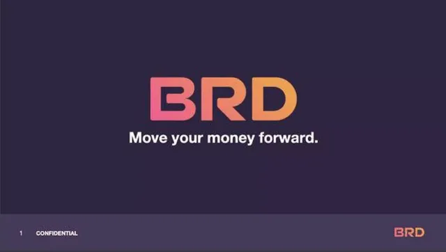 BRD pitch deck cover