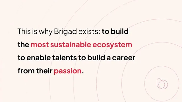Vision slide 6 from Brigad