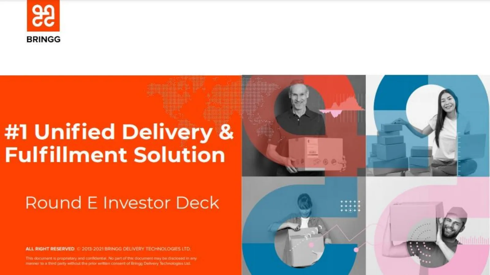 Bringg pitch deck slide