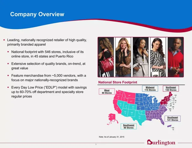 Company overview slide 4 from Burlington Stores, Inc.