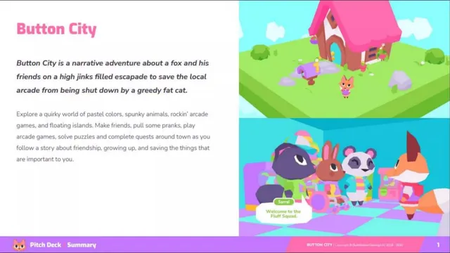 Product / solution slide 2 from Button City (Subliminal Gaming LLC)