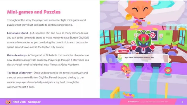 Product / solution slide 5 from Button City (Subliminal Gaming LLC)