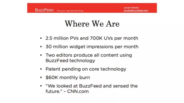 Traction slide 2 from BuzzFeed