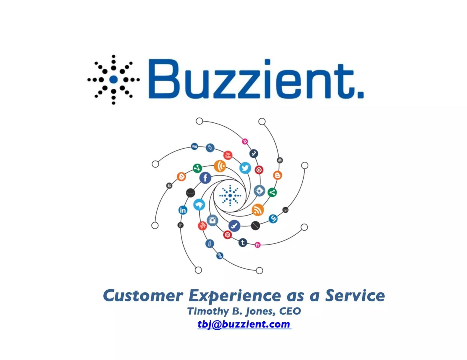 Buzzient pitch deck slide