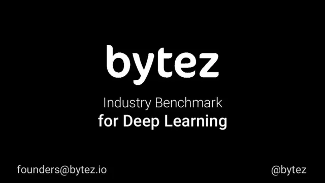 Bytez pitch deck cover