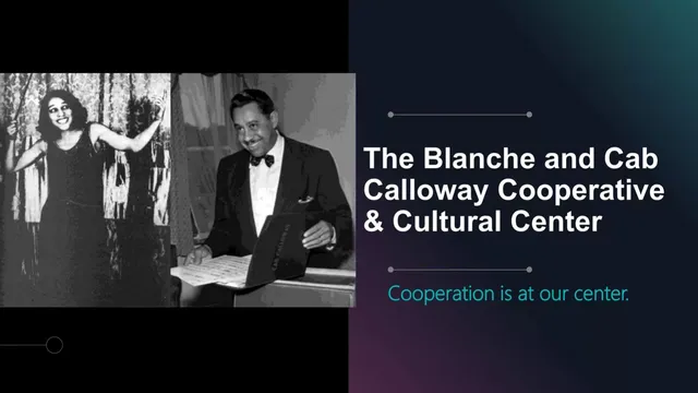 Cover slide 2 from Blanche & Cab Calloway House
