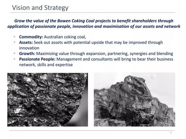 Vision slide 5 from Cabral Resources Limited (rebranding to Bowen Coking Coal)