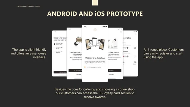 Product / solution slide 10 from Cafetino
