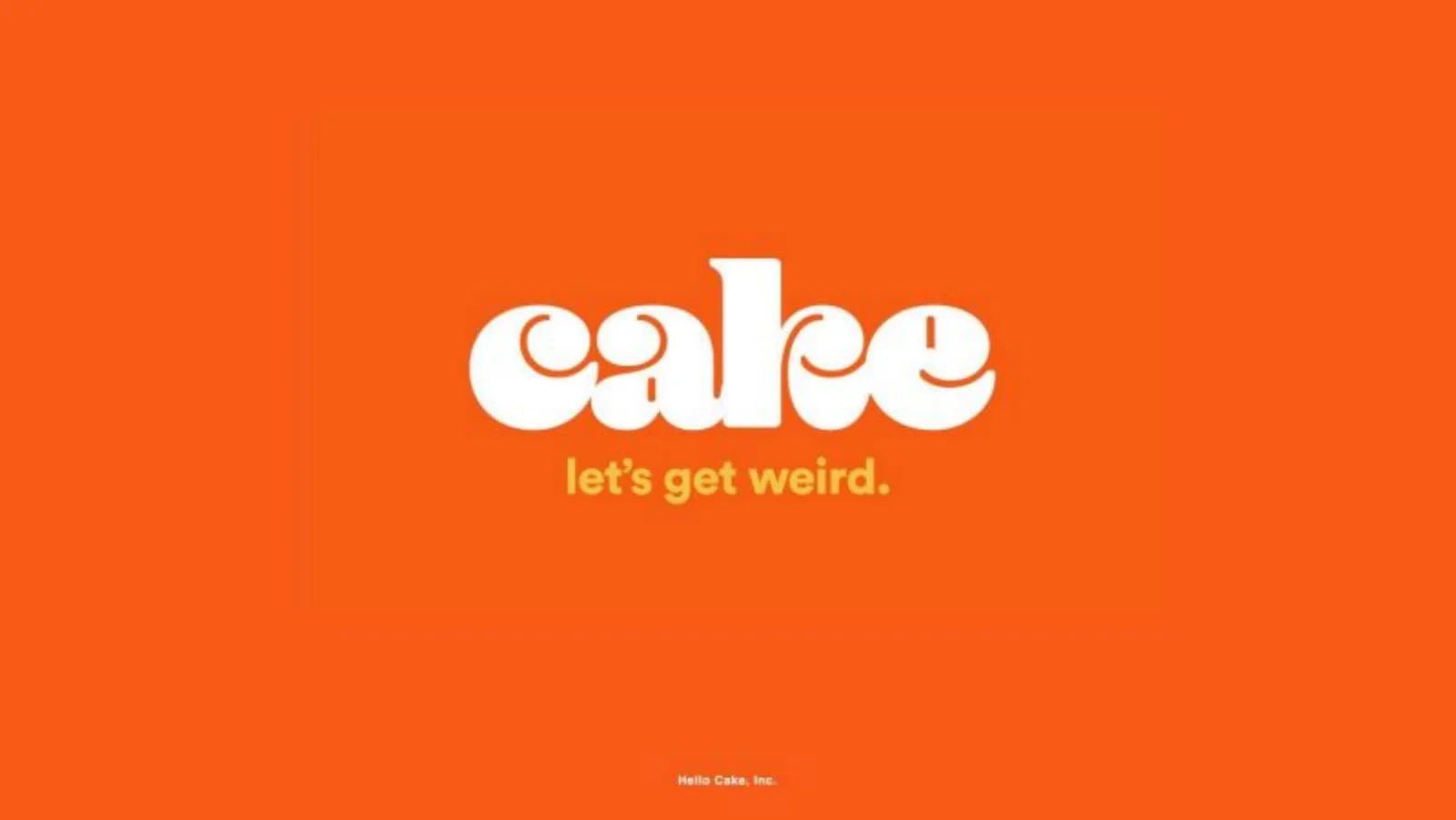 Cake pitch deck slide