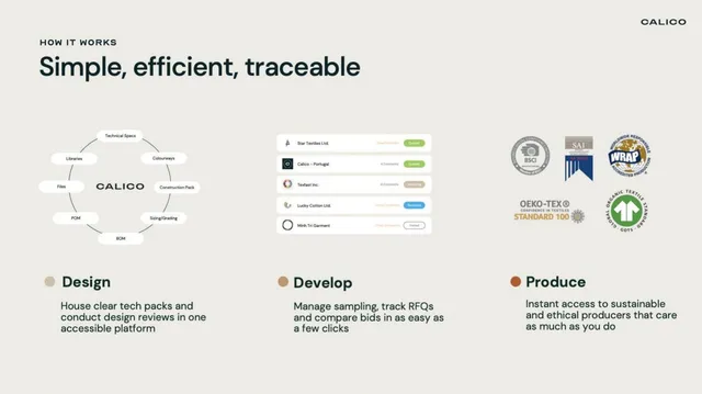 Product / solution slide 4 from Calico