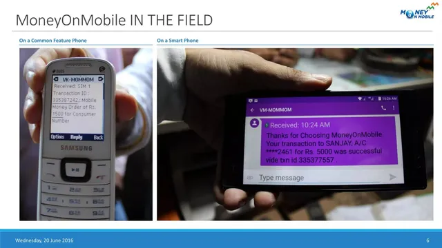 Product / solution slide 6 from Calpian (MoneyOnMobile)